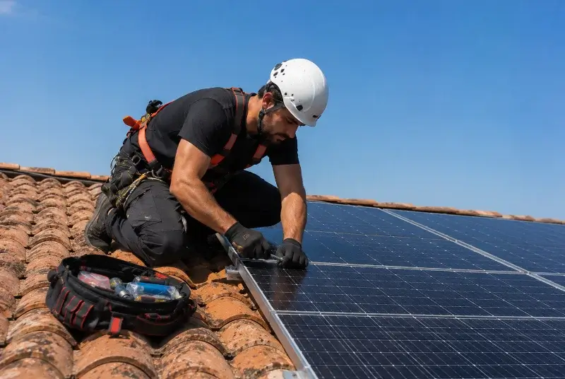 Maintenance et monitoring de panneaux solaires à Samoëns